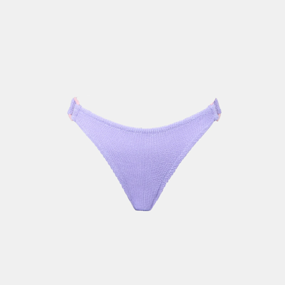 Mc2 Saint Barth Crinkle Pastel Swim Briefs In Purple