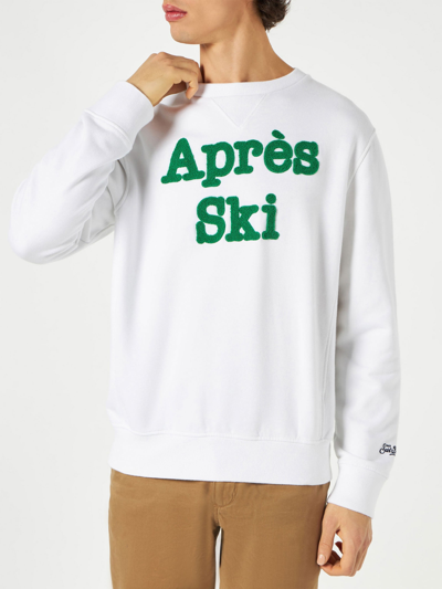 Mc2 Saint Barth Cotton Sweatshirt With Après Ski Writing