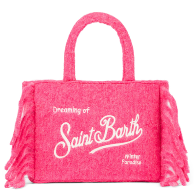 Mc2 Saint Barth Colette Blanket Fluo Pink Handbag