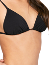 Mc2 Saint Barth Shiny Black Triangle In Black