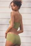 By Anthropologie The Myles Seamless Hipster Briefs In Green
