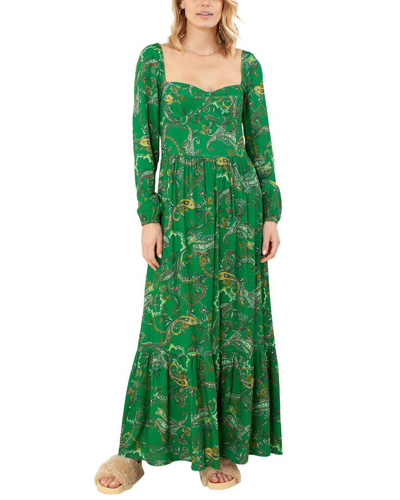 Hale Bob Maxi Dress In Green