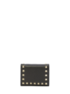 Valentino Rockstud Wallet In Black