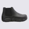 Moschino Black Rubber Gummy Boots In Black