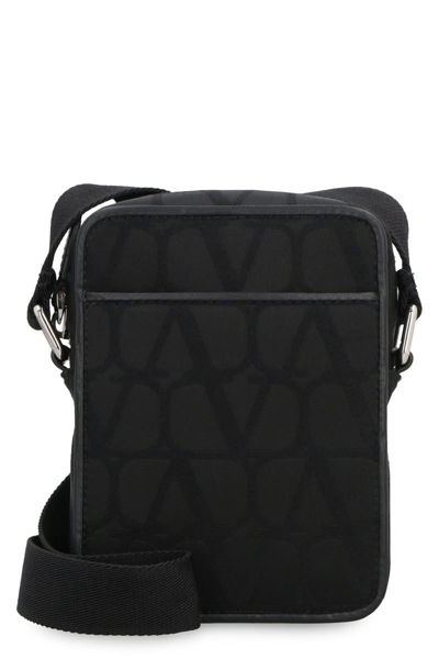 Valentino Garavani Valentino  - Nylon Messenger Bag In Black