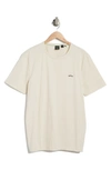 Hugo Boss Curved Cotton T-shirt In Open White