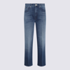 Mother Multi-pocket Jeans In Blue
