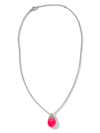 John Hardy Sterling Silver Pebble Pendant Necklace In Silver