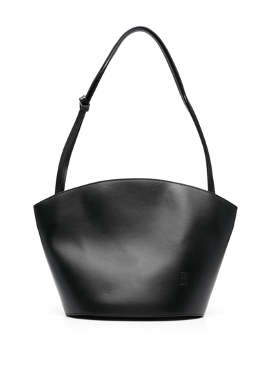 By Malene Birger Oblas Leather Shoulder Bag In Black