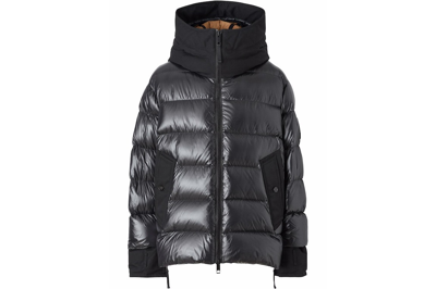 Pre-owned Burberry Detachable Warmer Puffer Jacket Black