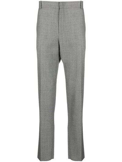 Alexander Mcqueen Trousers In Grey