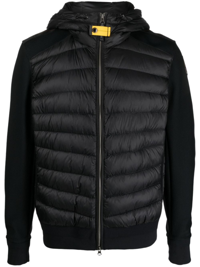 Parajumpers Hooded Padded Jacket In Black
