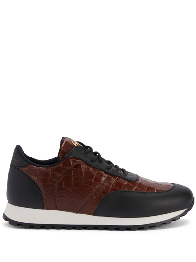 Giuseppe Zanotti Jimi Sneakers In Brown