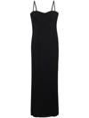 Simkhai Caspian Bustier-style Midi Dress In Schwarz