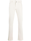 Sartoria Tramarossa Leonardo Slim Trousers In Super Stretch Cotton In Nude