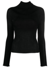 A. ROEGE HOVE EMMA CUT-OUT RIBBED TOP