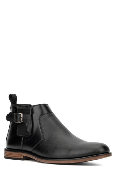 New York And Company Rhino Faux Leather Chelsea Boot In Black
