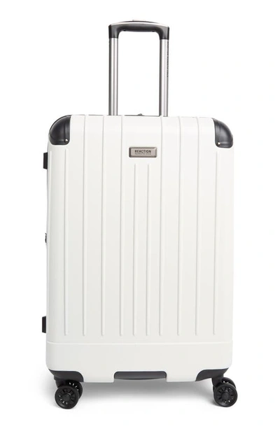 Kenneth Cole Flying Axis 24" Hardside Spinner Luggage In Coconut White