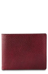 BOSCA ROMA COBBLED LEATHER BIFOLD WALLET