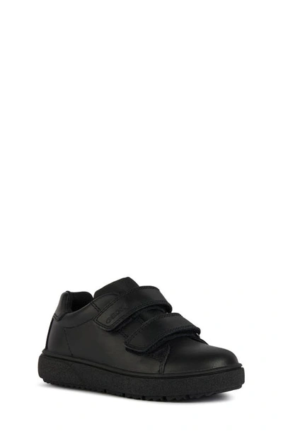 Geox Kids' Theleven Sneaker In Black