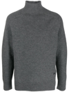 OAMC ROLL-NECK RIBBED-KNIT WOOL JUMPER