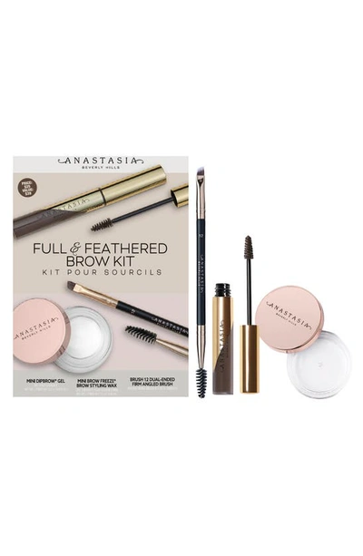 Anastasia Beverly Hills Full & Feathered Brow Kit In Medium Brown