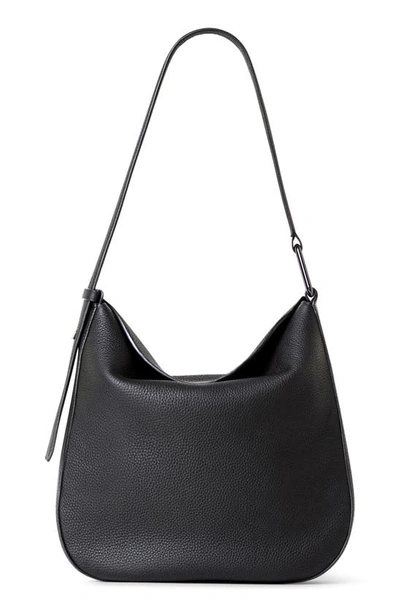 AKRIS MEDIUM ANNA LEATHER HOBO BAG