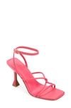 Open Edit Rachel Sandal In Pink Rouge