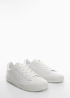MANGO LACE-UP SNEAKERS WHITE