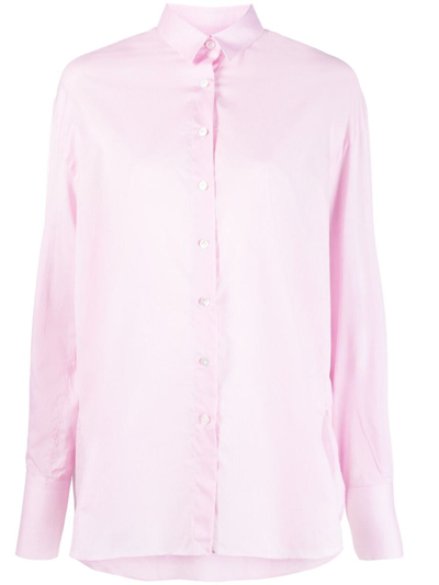 Finamore Cotton Shirt In Pink