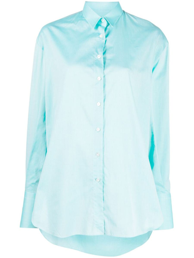 Finamore Cotton Shirt In Green