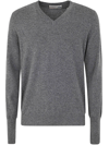 Ballantyne V Neck Pullover Clothing In Anthracite