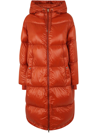 Herno Ultralight Nylon Parka In Orange