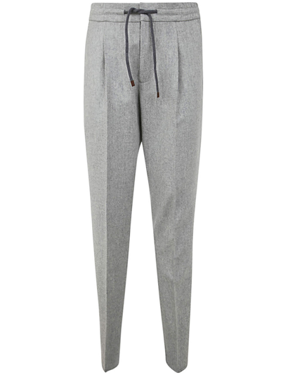 BRUNELLO CUCINELLI TROUSERS WITH COULISSE