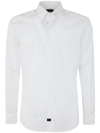 FAY NEW BUTTON DOWN STRETCH POPELINE SHIRT