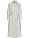Max Mara Cielo Coat In White