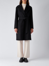 Max Mara Rovo Coat In Nero