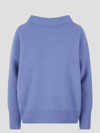 VINCE PLUSH CASHMERE FUNNEL NECK SWEATER