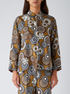 's Max Mara Timeshirt Printed Crêpe De Chine Shirt In Fantasia