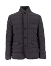 Moorer Zip-up Padded Down Jacket In Lavagna