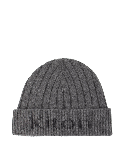 Kiton Hat In Light Grey