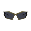 Givenchy Giv Cut 69mm Oversize Geometric Sunglasses In Kaki/grigio