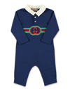 GUCCI BABY INTERLOCKING G JUMPSUIT