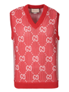 GUCCI RED KNIT VEST