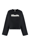Moncler Cotton Crew-neck Sweatshirt In Black