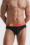 Reiss Calvin Klein Black Underwear This Is Love Briefs In Black