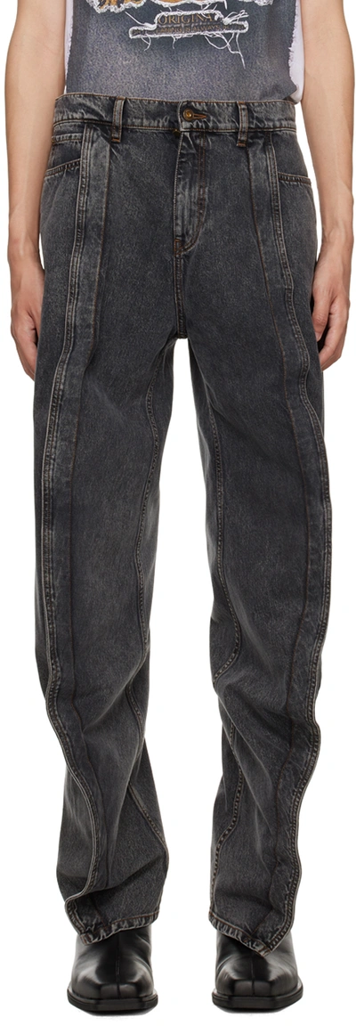 Y/project Black Banana Jeans