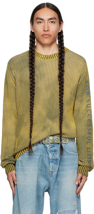 Diesel Yellow K-alimnia Sweater In 9bx
