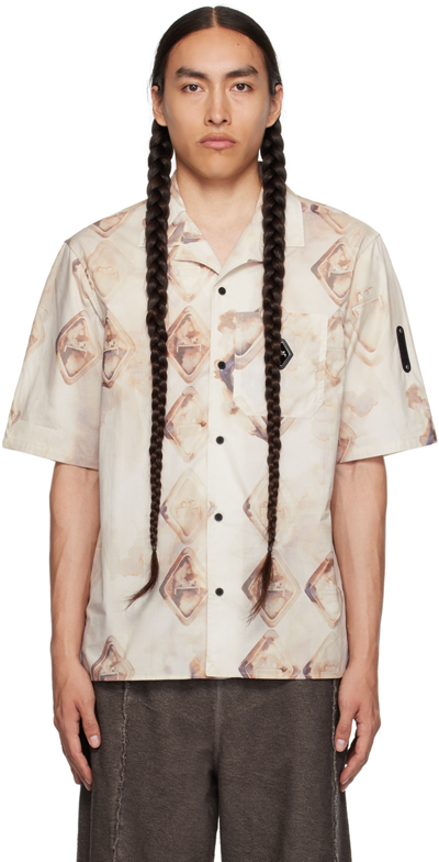 A-cold-wall* Orange Printed Shirt In Orange Amber