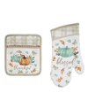 AVANTI GRATEFUL PATCH 2 PACK POT HOLDER, OVEN MITT